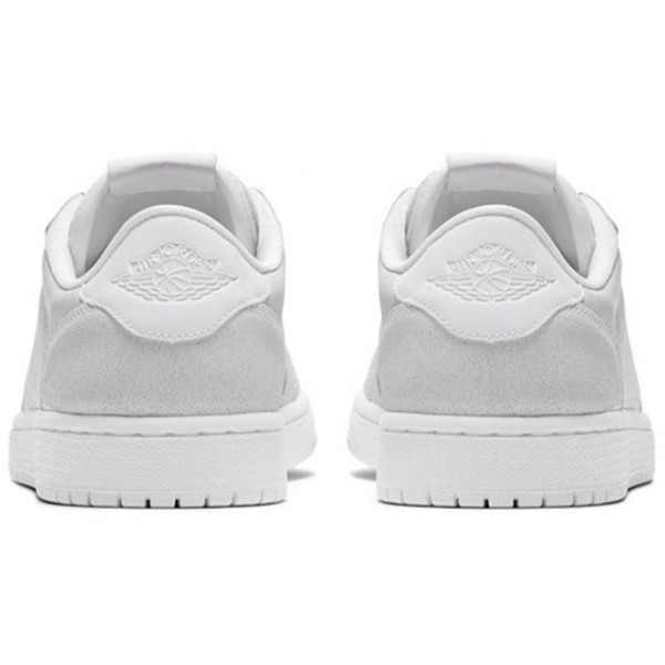 Womens WMNS Air Jordan 1 Low NS 'Triple White' White/White-Metallic Gold AH7232-100