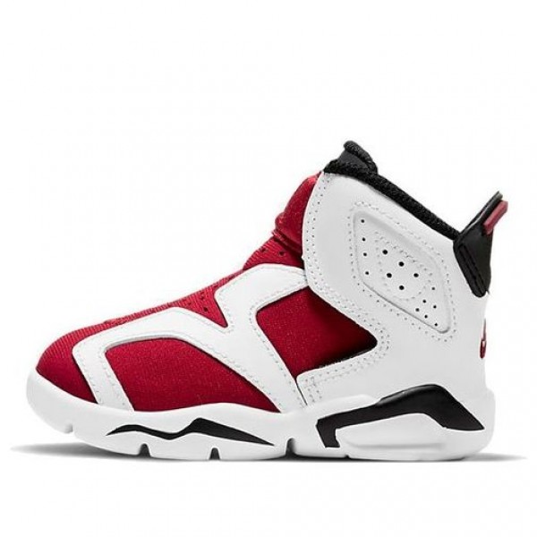 Air Jordan 6 Retro Little Flex TD 'Carmine' White/Carmine/Black CT4417-106