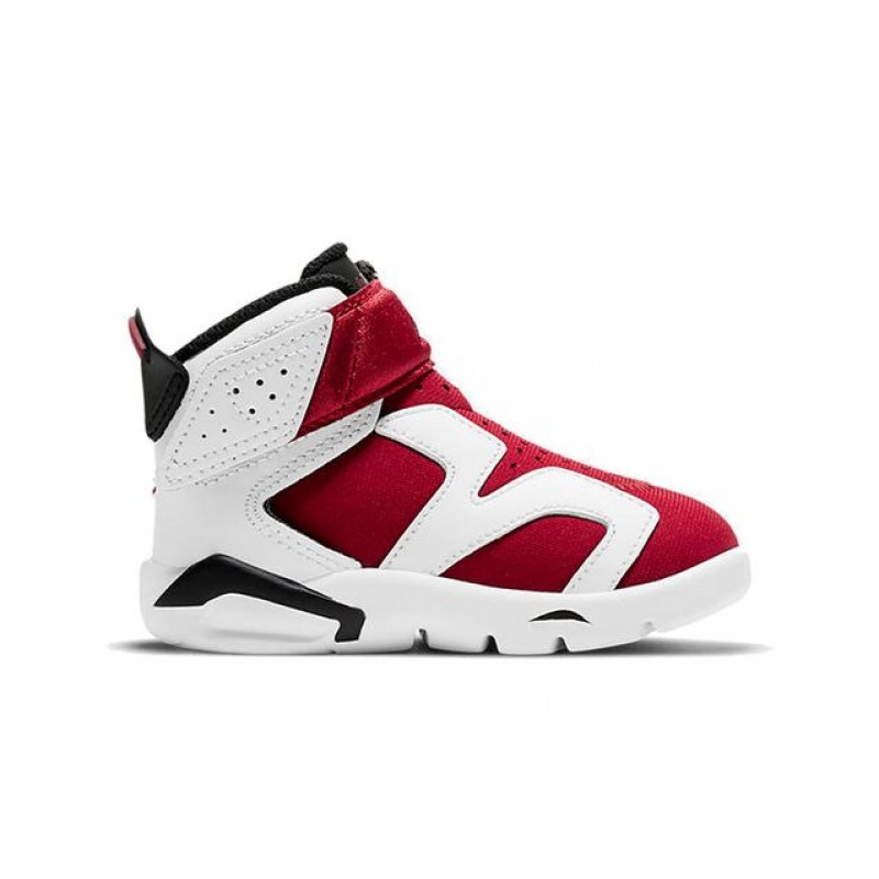 Air Jordan 6 Retro Little Flex TD 'Carmine' White/Carmine/Black CT4417-106