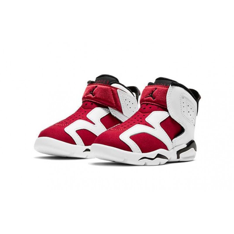 Air Jordan 6 Retro Little Flex TD 'Carmine' White/Carmine/Black CT4417-106