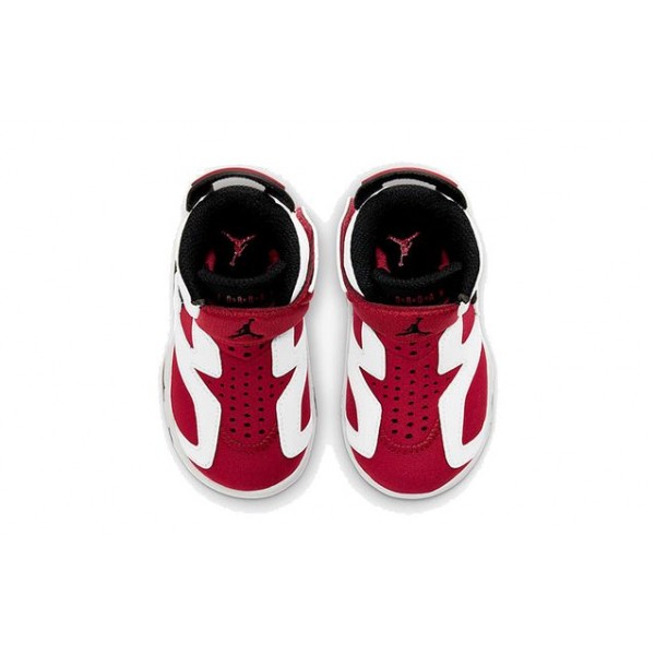 Air Jordan 6 Retro Little Flex TD 'Carmine' White/Carmine/Black CT4417-106