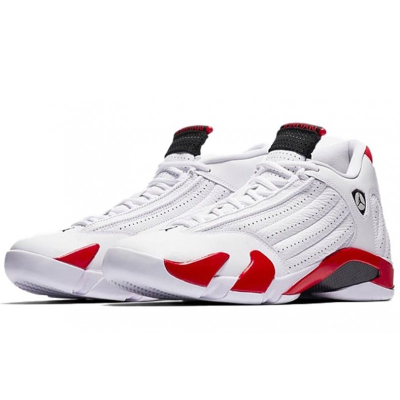 Air Jordan 14 Retro White Varsity Red 487471-100