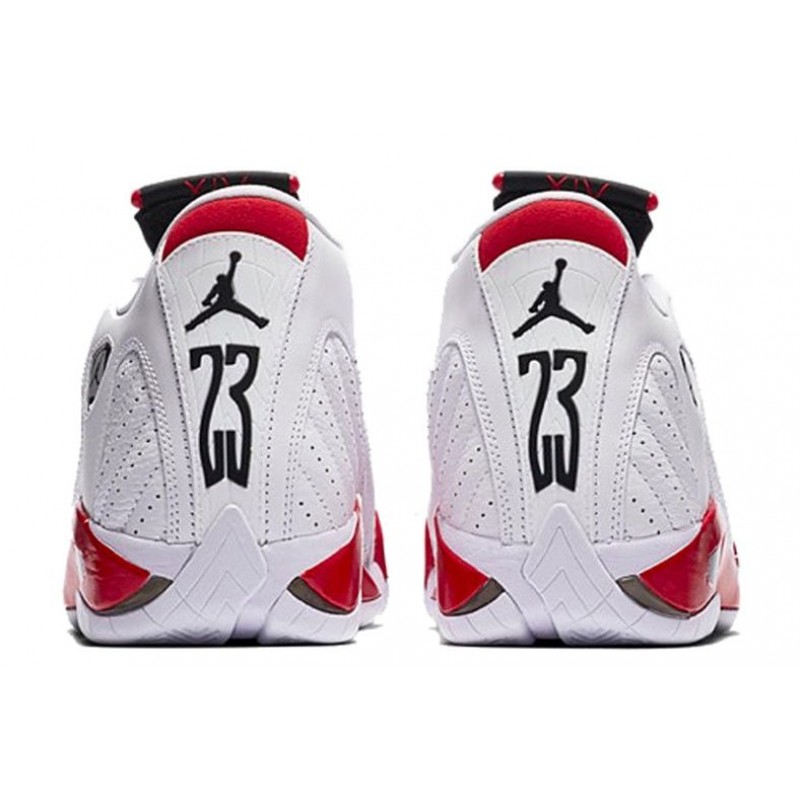 Air Jordan 14 Retro White Varsity Red 487471-100