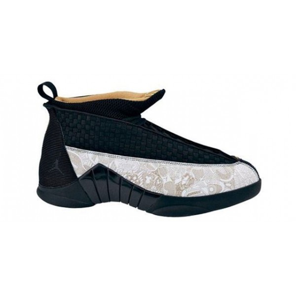 Air Jordan 15 Retro LS 'Laser' Black/Metallic Gold/White 317274-071