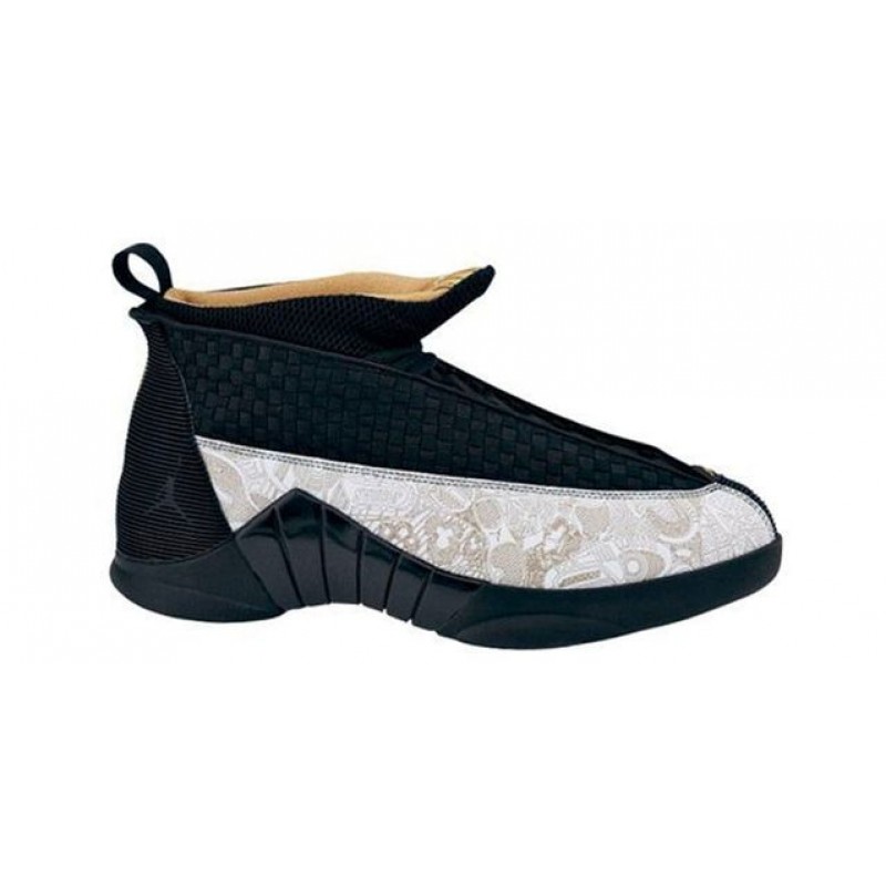 Air Jordan 15 Retro LS 'Laser' Black/Metallic Gold/White 317274-071