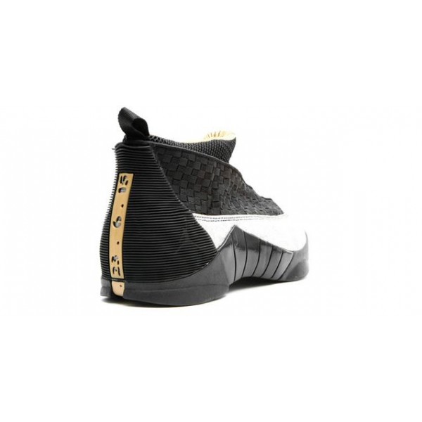 Air Jordan 15 Retro LS 'Laser' Black/Metallic Gold/White 317274-071