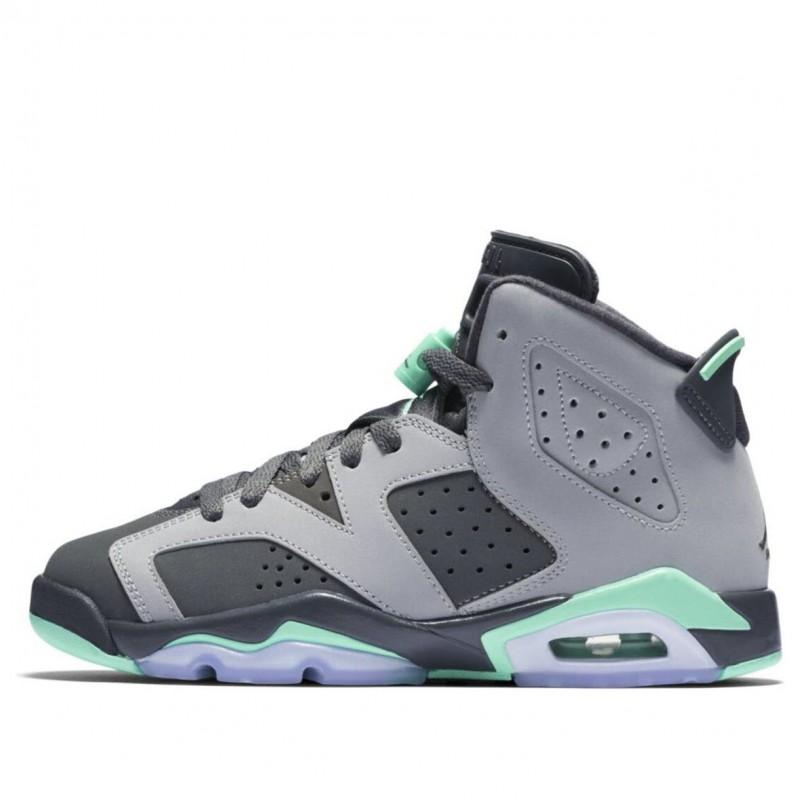 Air Jordan 6 Retro GG Cement Grey Green Glow 543390-005