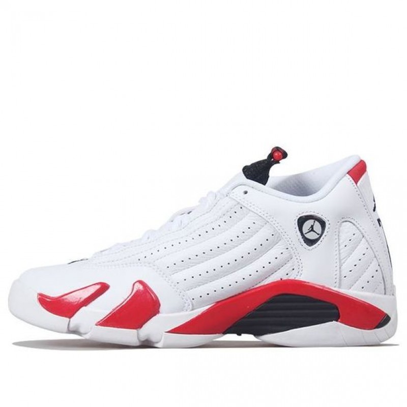 Air Jordan 14 Retro GS White Varsity Red 487524-100