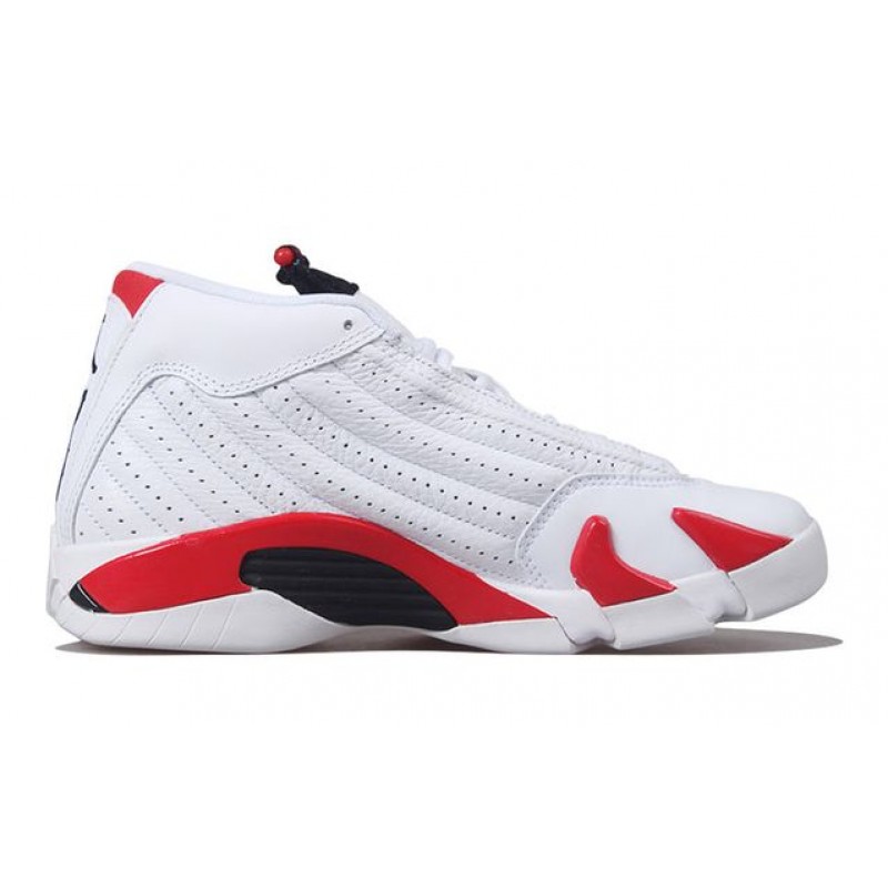 Air Jordan 14 Retro GS White Varsity Red 487524-100