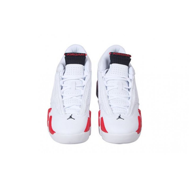 Air Jordan 14 Retro GS White Varsity Red 487524-100