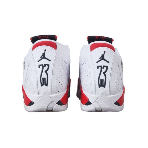 Air Jordan 14 Retro GS White Varsity Red 487524-100