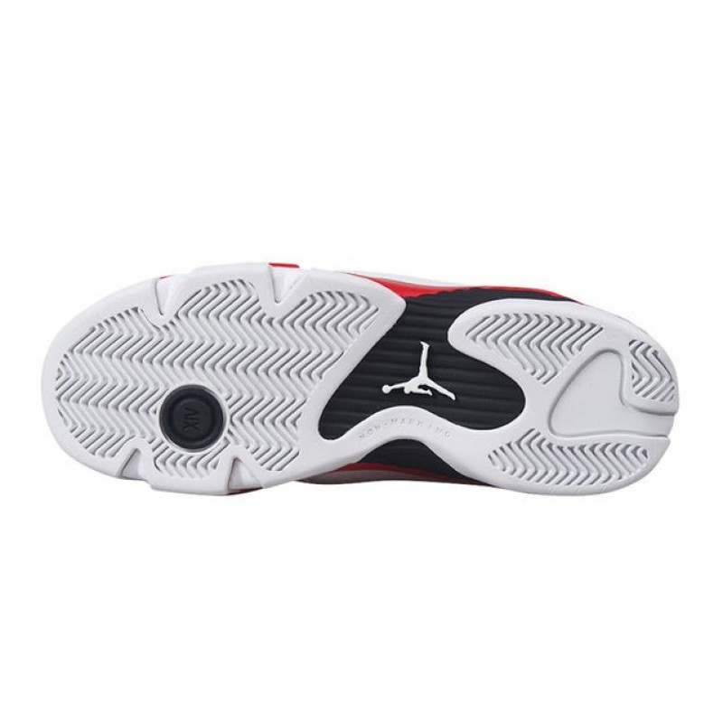 Air Jordan 14 Retro GS White Varsity Red 487524-100