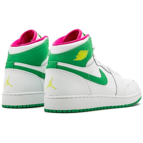 Air Jordan 1 Retro High'Easter' 2017 GG White/Gamma Green-Vvy Pnk-Cybr 332148-134