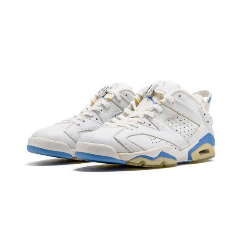 Air Jordan 6 Retro Low 'University Blue' White/University Blue 304401-141