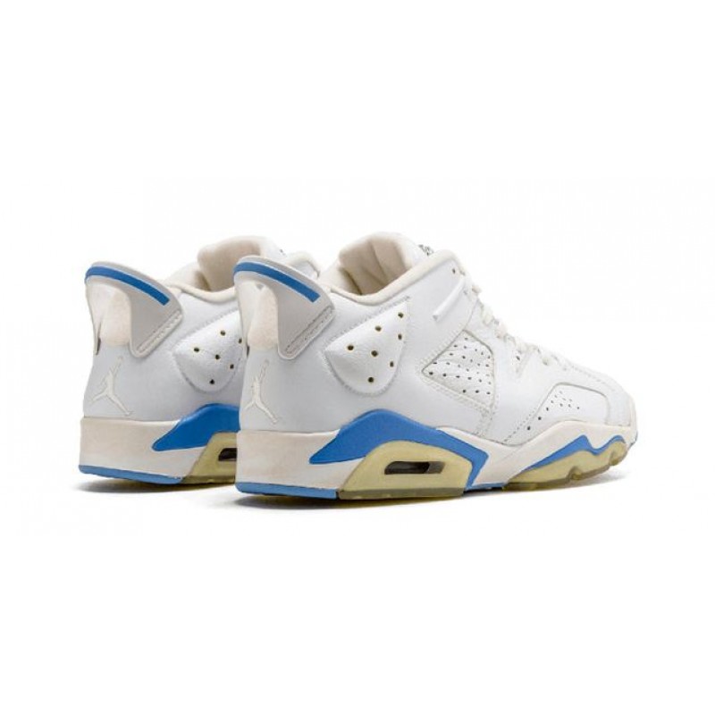 Air Jordan 6 Retro Low 'University Blue' White/University Blue 304401-141