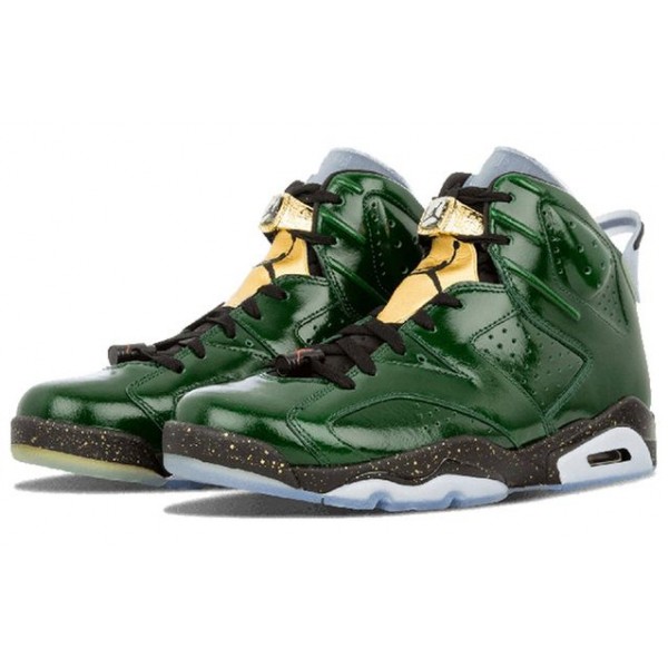 Air Jordan 6 Retro CC Championship Cigar - Pro Green 384664-350