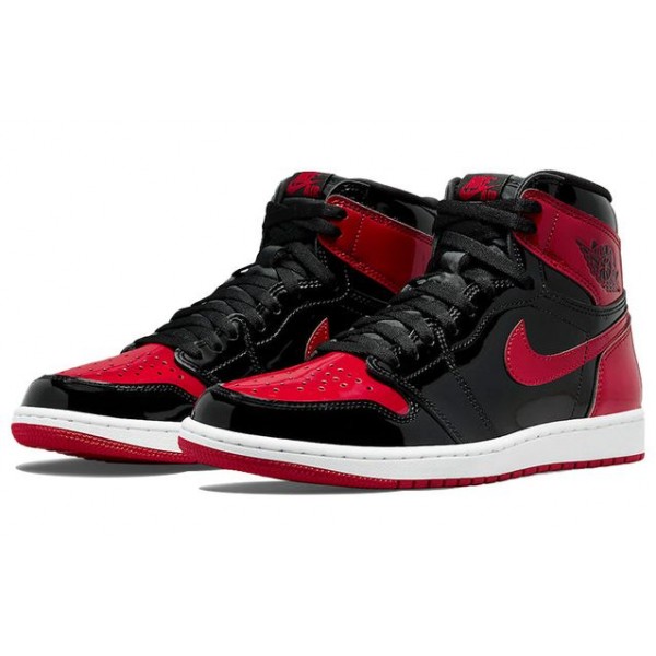 Air Jordan 1 Retro High OG Bred Patent 555088-063