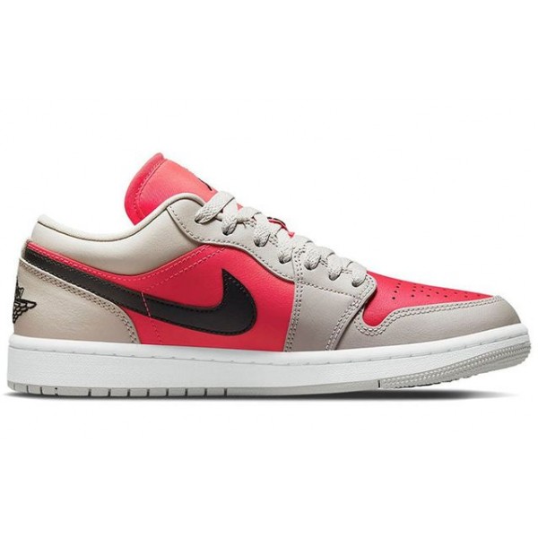 Nike Womens Air Jordan 1 Low Light Iron Ore Red DC0774-060