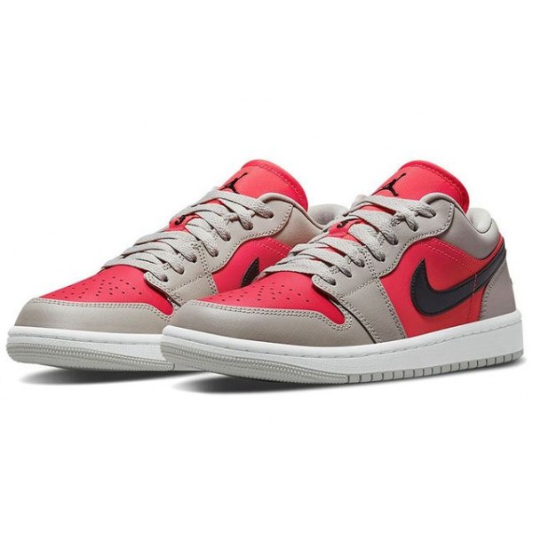 Nike Womens Air Jordan 1 Low Light Iron Ore Red DC0774-060