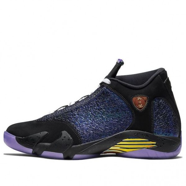 Air Jordan 14 Retro'Doernbecher' 2019 GS Black/Court Purple/Multi-Color/White CV2470-001