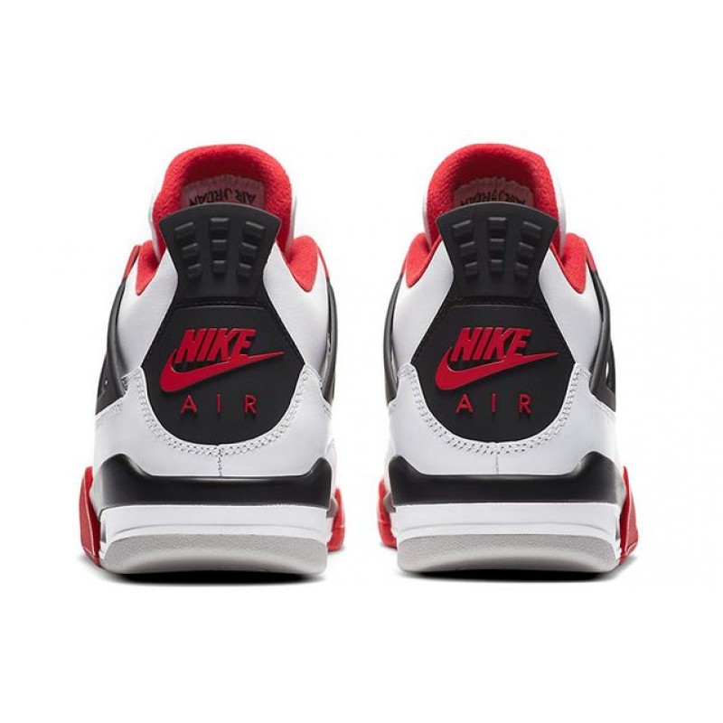 Air Jordan 4 Retro OG GS 'Fire Red' 2020 White/Black/Tech Grey/Fire Red 408452-160