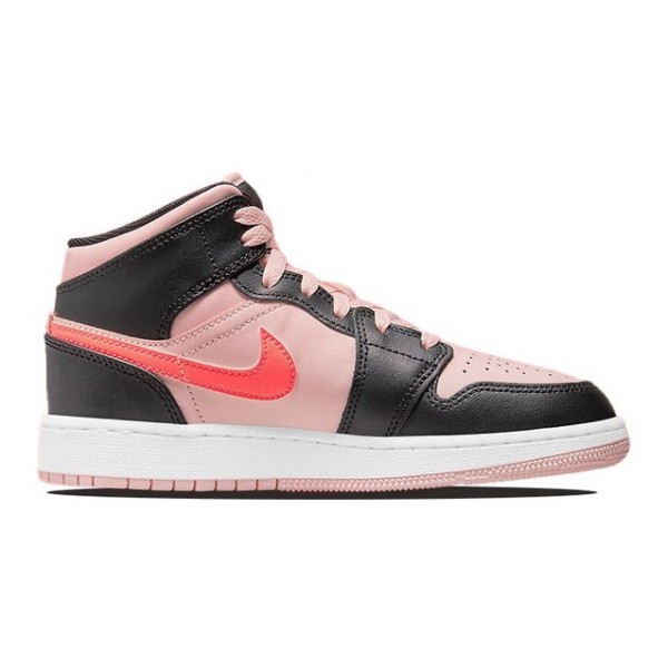 Air Jordan 1 Mid GS Pink Crimson 554725-604