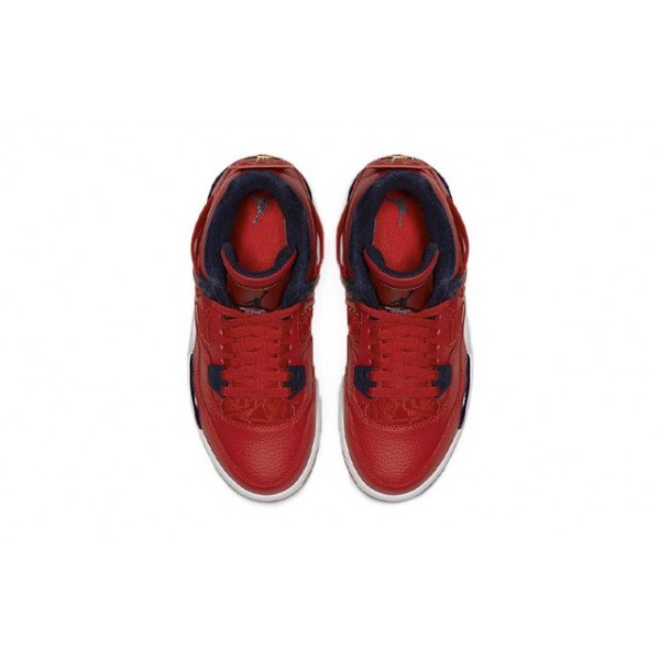 Air Jordan 4 Retro GS FIBA - Gym Red 408452-617