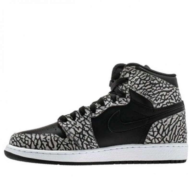 Air Jordan 1 High PRM BG Black Cement 838850-013