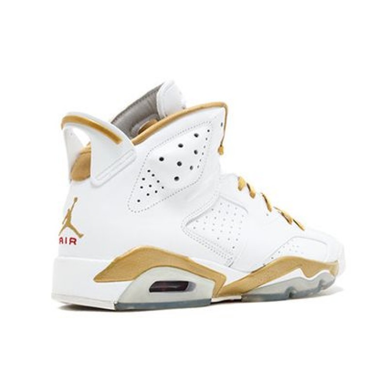 Air Jordan 6 Retro 'GMP' White/Metallic Gold 384664-135