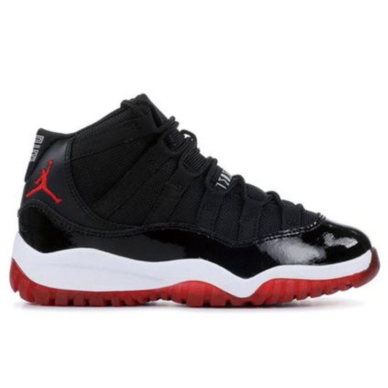 Air Jordan 11 Retro PS 'Bred' 2012 Black/Varsity Red-White 378039-010