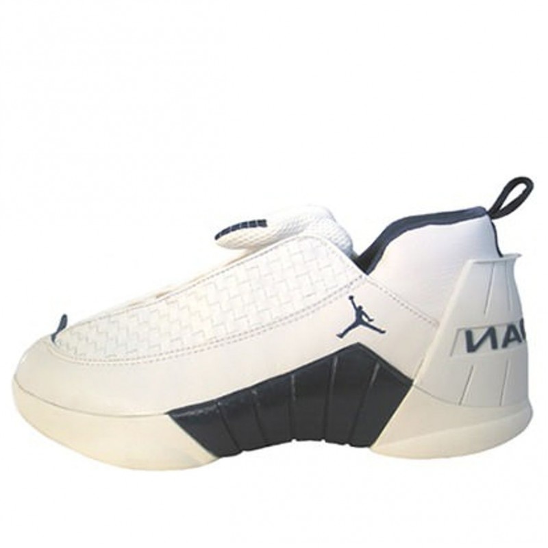 Air Jordan 15 OG Low 'Midnight Navy' White/Midnight Navy 136035-141