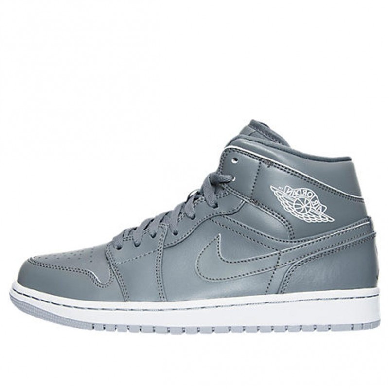 Air Jordan 1 Mid 'Cool Grey' Cool Grey/Cool Gry-White-Wolf Grey 554724-031