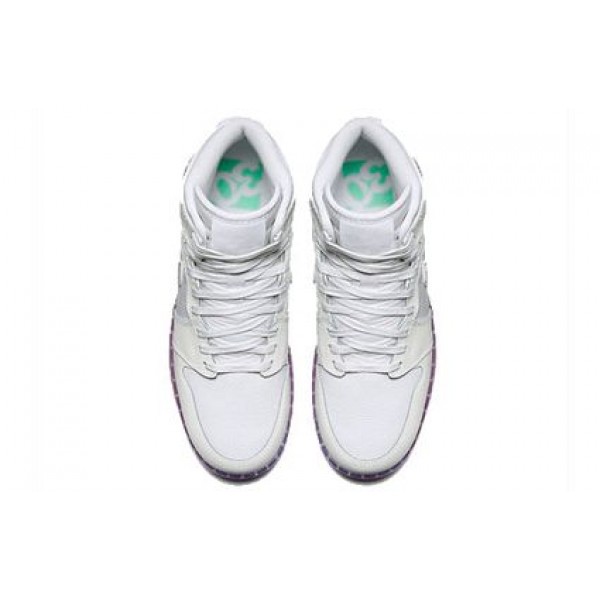 Air Jordan 1 High Premium'Gradient Sole' GS White/Retro/Teal/Verde/Infrared 705296-119