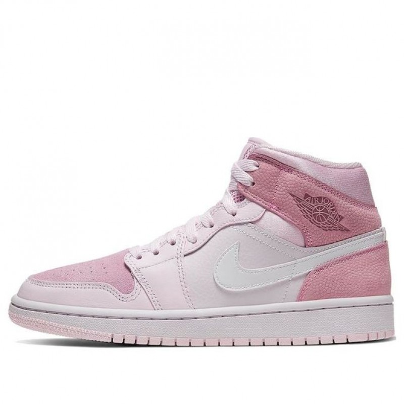 Womens WMNS Air Jordan 1 Mid Digital Pink CW5379-600