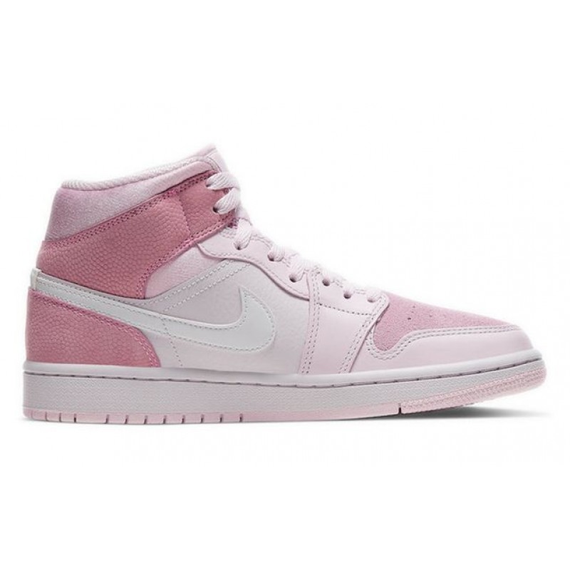 Womens WMNS Air Jordan 1 Mid Digital Pink CW5379-600