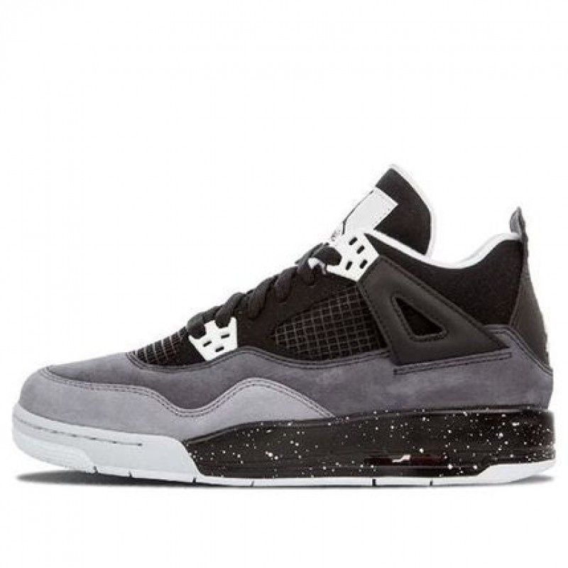 Air Jordan 4 Retro'Fear' GS Black/White-Cool Grey-Pure Platinum 626970-030