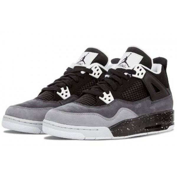 Air Jordan 4 Retro'Fear' GS Black/White-Cool Grey-Pure Platinum 626970-030