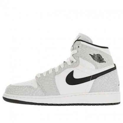 Air Jordan 1 High PRM BG White Platinum Cement 838850-106