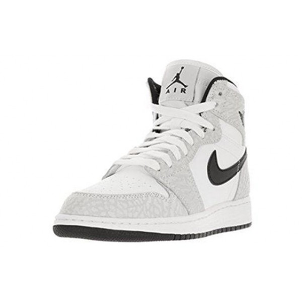 Air Jordan 1 High PRM BG White Platinum Cement 838850-106