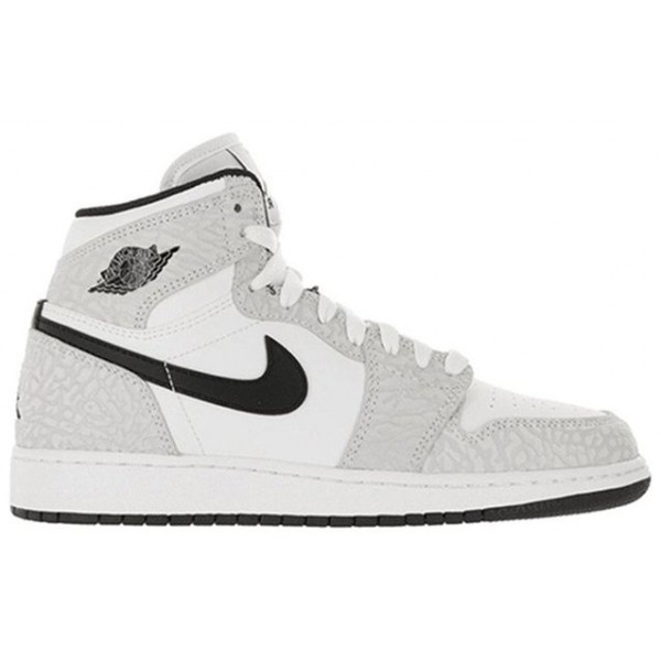 Air Jordan 1 High PRM BG White Platinum Cement 838850-106