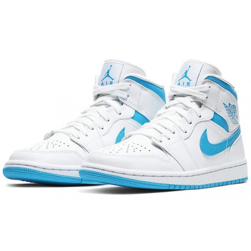 Womens WMNS Air Jordan 1 Mid UNC UNC BQ6472-114