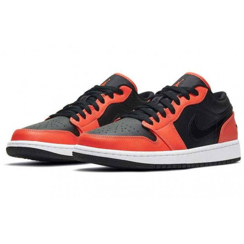 Air Jordan 1 Low SE 'Black Turf Orange' Black/Turf Orange/White CK3022-008