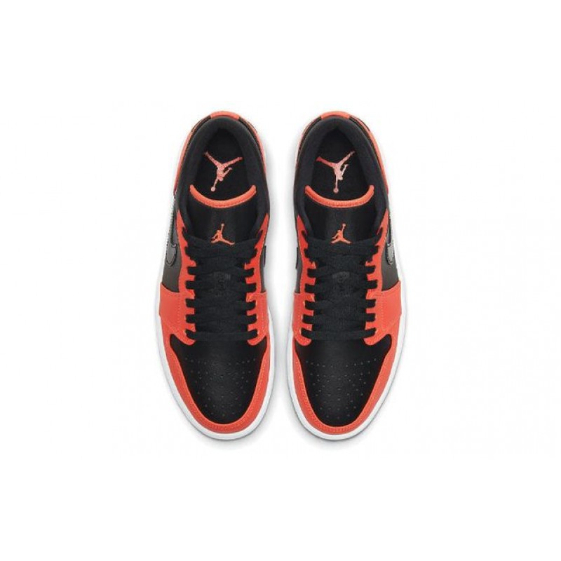 Air Jordan 1 Low SE 'Black Turf Orange' Black/Turf Orange/White CK3022-008