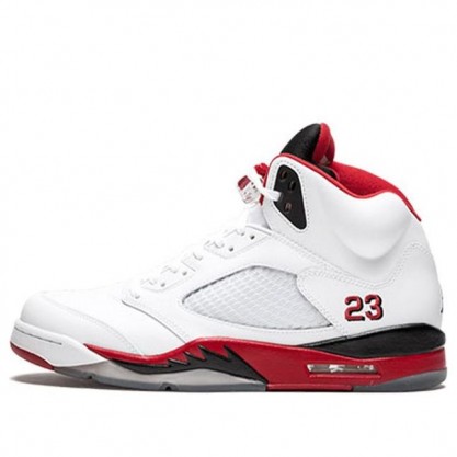 Air Jordan 5 Retro Fire Red Black Tongue 136027-120