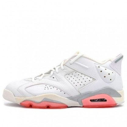 Womens WMNS Air Jordan 6 Retro Low 'Coral Rose' White/Coral Rose 304402-161