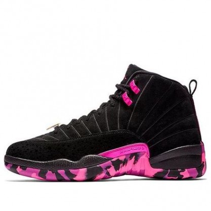 Air Jordan 12 Retro'Doernbecher' GS Black/Hyper Violet-Pink Blast AH6988-023