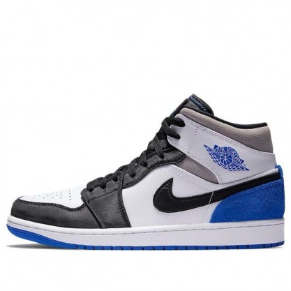 Air Jordan 1 Mid SE Royal Black Toe 852542-102