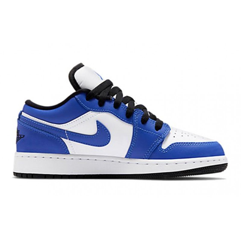 Air Jordan 1 Low GS 'Game Royal' White/Game Royal/Black 553560-124