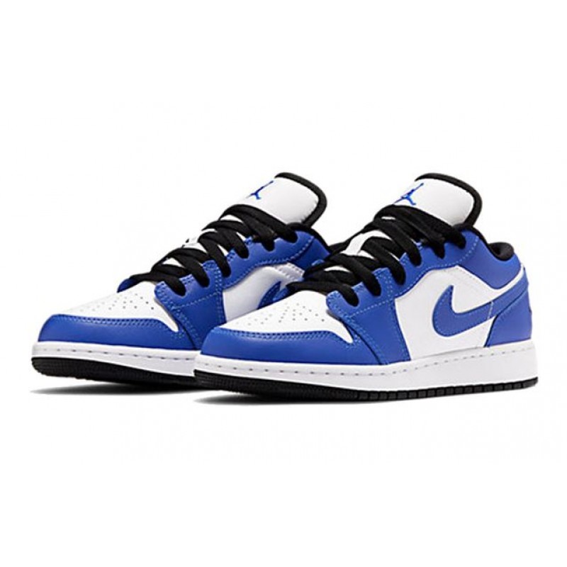 Air Jordan 1 Low GS 'Game Royal' White/Game Royal/Black 553560-124