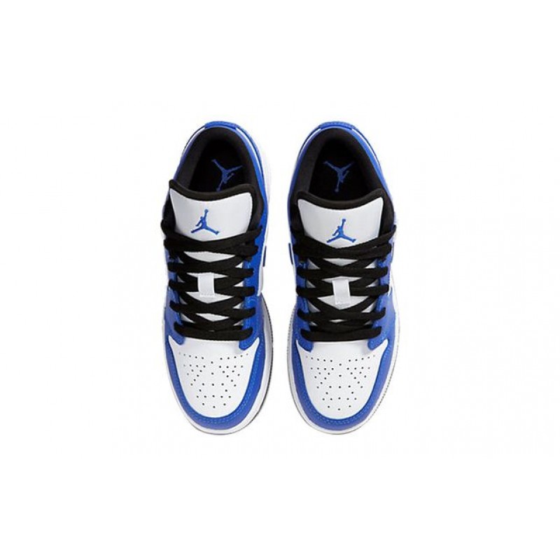 Air Jordan 1 Low GS 'Game Royal' White/Game Royal/Black 553560-124